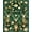 Green, Pattern 3, variant on ODIKA 4'x6' Machine Washable Non-Slip Area Rug, Deer Wildlife Floor High Traffic Rug, Gold, 89450