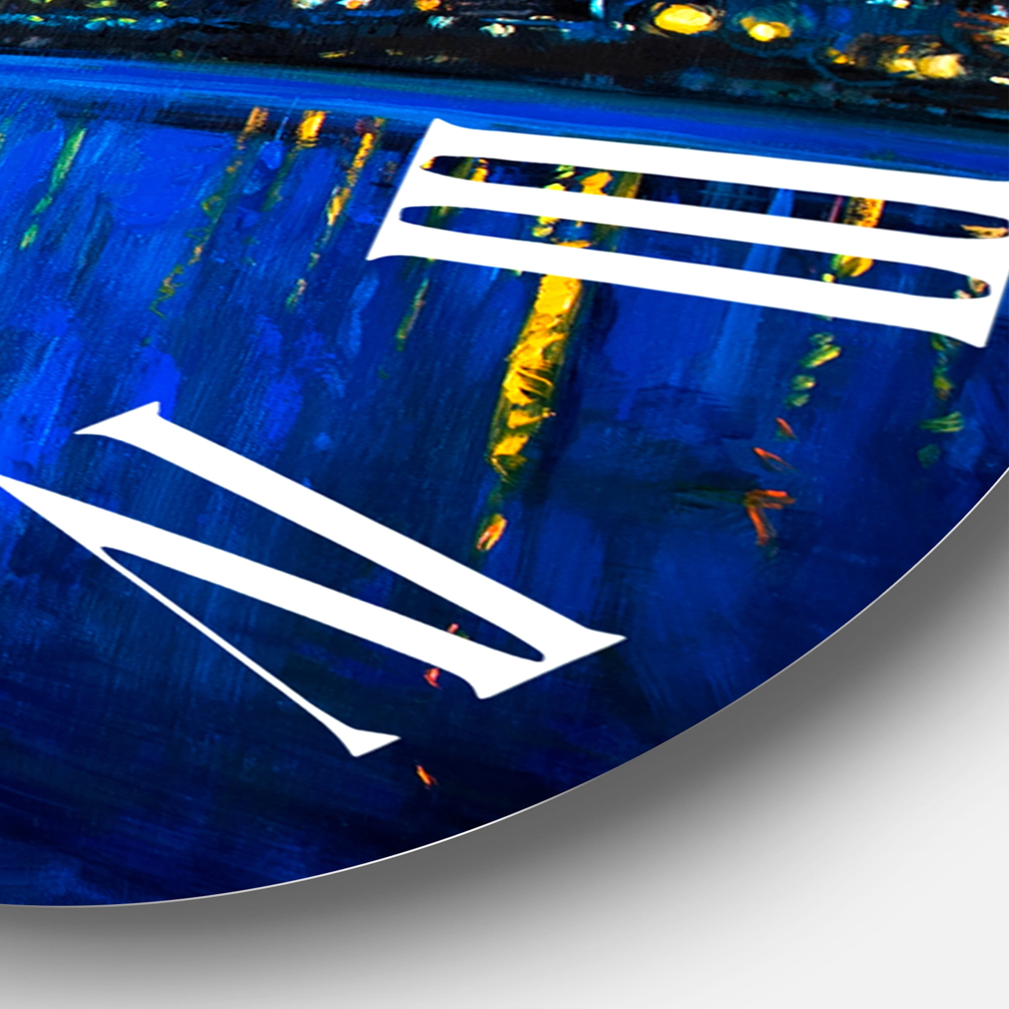 Designart 1 in Coastal Wall Clock