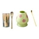 thumbnail image 1 of Juego de 4 batidores de matcha con soporte de cerámica, cucharilla y pala para preparar matcha., 1 of 9
