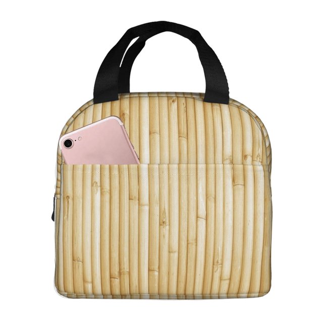 Disketp Bamboo Wall for Insulated Lunch Bag for Women and Men, Perfect for Work, Hiking, Picnic