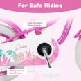 thumbnail image 5 of OLAKIDS Kids Bike, 12 14 16 18 20 Inch Mermaid Theme Toddler Children Bicycle for Girls with Training Wheels Basket Streamers Adjustable Handlebar Seat Coaster Brake, 5 of 9