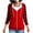 Red, variant on School Outfits for Teachers Womens Jackets with Hood Printed Long Sleeve Jackets Color Block Jacket Pocket Hooded Sweatshirt Top Long Warm Winter Coats My Items My Order