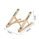 thumbnail image 4 of Soporte para portátil, plegable, antideslizante, ligero, ajustable en altura de 8 pulgadas. Beige, 4 of 5