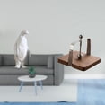 thumbnail image 2 of Estatua De Resina De Pingüino Y Servilletero De Madera, Organizador Para Inauguración De La Casa, Decoración De Mesa, Oficina, Cocina, Dormitorio Y Comedor., 2 of 8