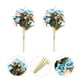 thumbnail image 5 of 2 piezas de rosas artificiales realistas para arreglos florales, accesorios para el hogar, 5 of 5