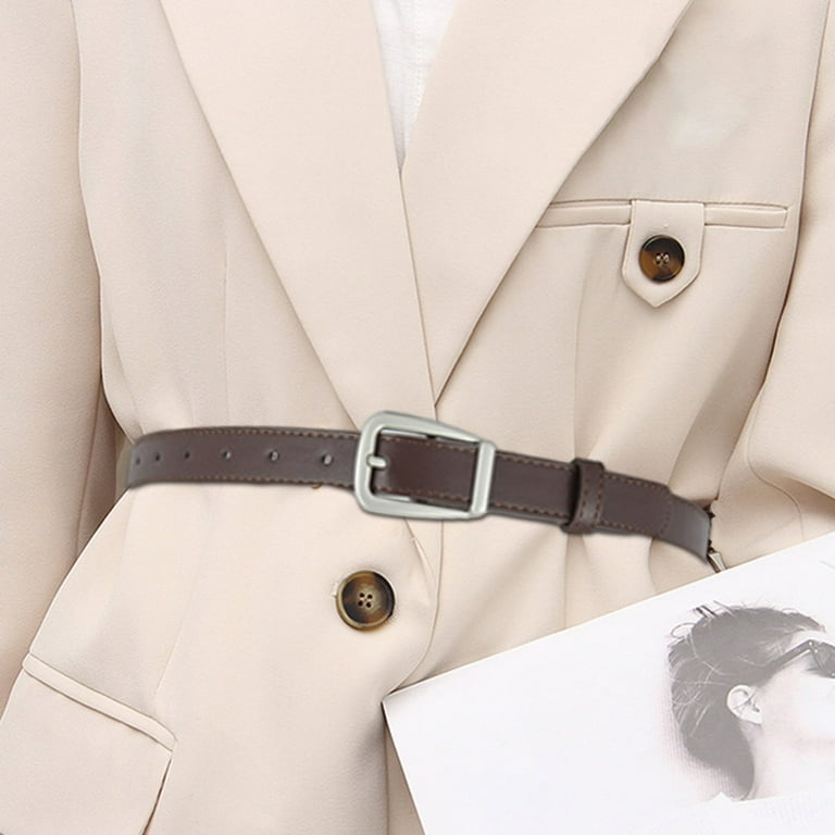 ladies fashion belts for dresses Amazon.com: Auwoyss Women Leather Belt Stretch Dresses Belt Elastic Vintage Waist Belts Buckle for Women and Girls (Gold, L(37"-45")) : Clothing, Shoes & Jewelry