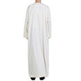 thumbnail image 4 of JXMVOJ Men's Muslim Clothes Durable Kaftan Robe Dubai Long Gown Ethnic Clothes, 4 of 9