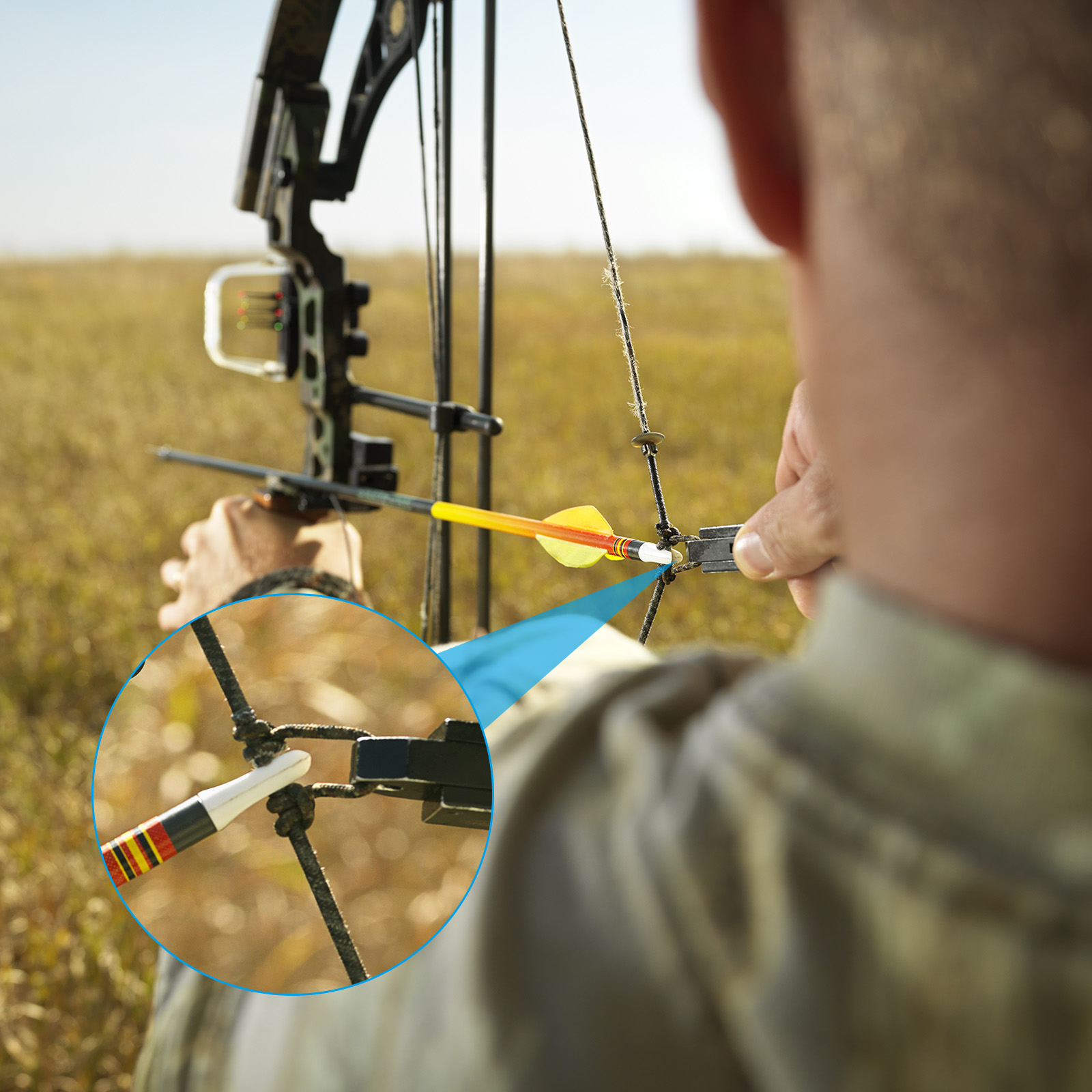 Tiro Con Arco D Loop Arco Compuesto Metal D Loop Con Destornilladores Accesorios Para Objetivos De Tiro De Caza Azul