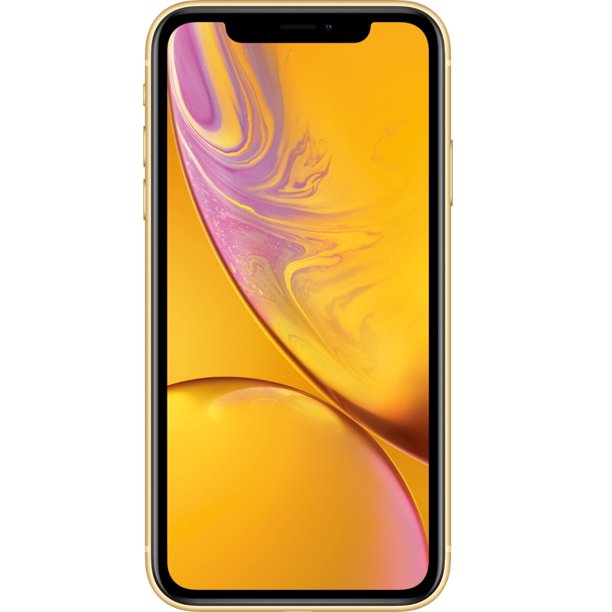 Restored iPhone XR 64GB Yellow Fully Unlocked Smartphone (Refurbished