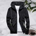 thumbnail image 2 of Fgnfyis Mens Coats and Jackets Unisex Casual Outdoor Sports Jacket Lightweight Water Windbreaker for All Seasons Mens Winter Jacket Black XXL, 2 of 3