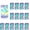 24, variant on 24 count Paper Bags with Handle, Iridescent Bag Glossy Holographic Goodie Bag Handbag Bulk for Shower Christmas Birthday Party Favor, 8.3 x 4.7 x 3.1 Inch