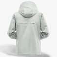 thumbnail image 4 of pstuiky Camisas casuales de manga larga para hombre, Blusa informal de color liso con capucha y manga larga raglán para hombre, resistente al sol, con cordón ajustable camisetas de hombre xxl, 4 of 6