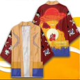 thumbnail image 2 of Anime Pirates Adult Cosplay Costume Luffy Zoro Nami Chopper Ace Kimono Women Men Clothes Leisure Loose Coat Cloak, 2 of 3