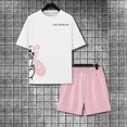 thumbnail image 3 of WILLBEST Conjunto de Traje para Hombre con Estampado de Oso para Uso Exterior E Informal. Combinación de Manga Corta y Pantalones Cortos para Verano. Ideal para Relajación y Actividades Físicas., 3 of 3