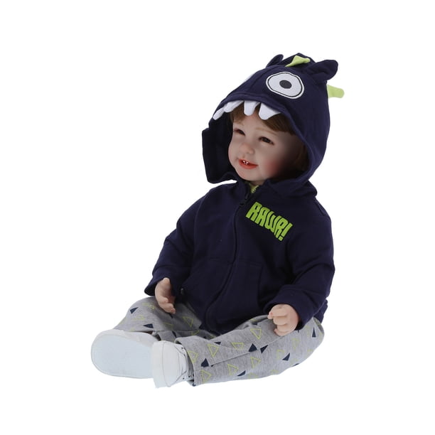 Reborn Boy Doll, Baby Dolls Reborn Baby Dolls realista suave muñeca renacida para fomentar el juego para el regalo de acumpeados para la actividad del hogar para el regalo de navidad