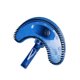 thumbnail image 4 of Greeniant Kit de cabeza de vacío para piscina, cepillo de succión de piscina de media luna ABS, bolsa de malla, fuente de SPA, herramienta de de Deportes acuáticos Greeniant OD001670-00B, 4 of 6