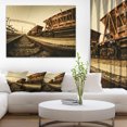 thumbnail image 1 of Railway Tracks in Ukraine - Landscape Photo Canvas Art Print, 1 of 3