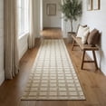 thumbnail image 1 of Rug Branch Maise Checkered Indoor Outdoor Area Rug, Beige Cream, Modern - Entryway, Hallway, Bathroom, and Kitchen, 1 of 5