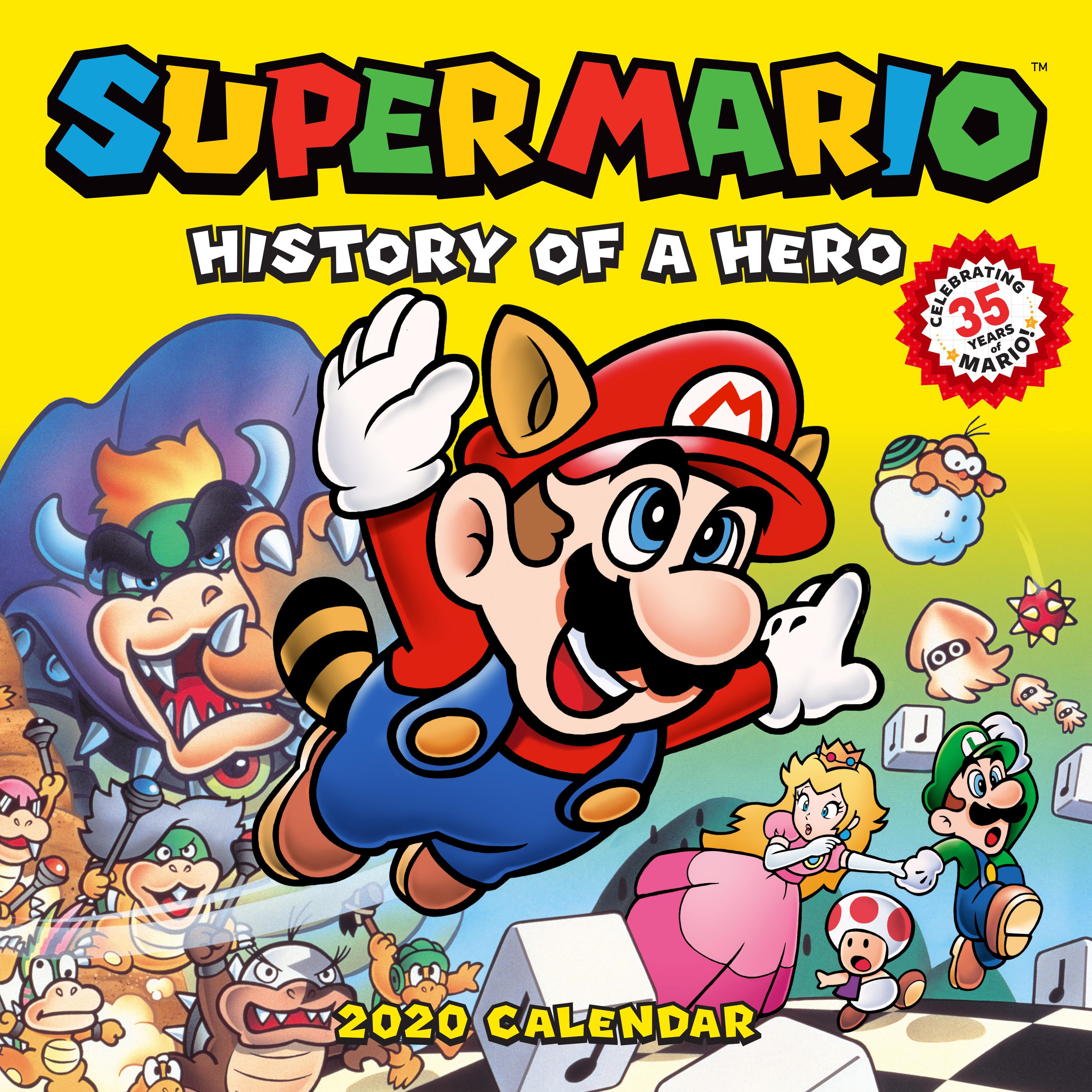 Super Mario Retro 2020 Wall Calendar: History of a Hero (Other