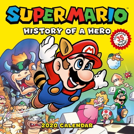 Super Mario Retro 2020 Wall Calendar