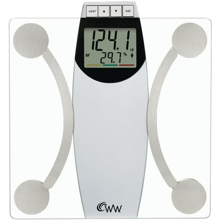 Conair Ww67y Weight Watchers Glass Body Analysis Scale