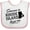 White and Pink, variant on Inktastic Someone in Rhode Island Loves Me Boys or Girls Baby Bib