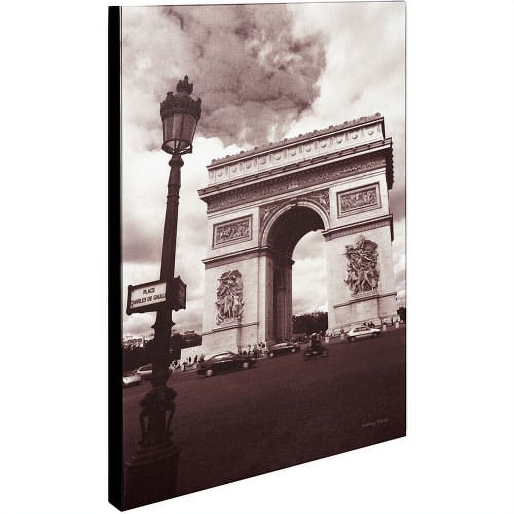Trademark Fine Art 'Arc de Triomphe' Canvas Art by Kathy Yates