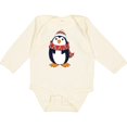 thumbnail image 3 of Inktastic Cuddly Christmas Penguin Boys or Girls Long Sleeve Baby Bodysuit, 3 of 5