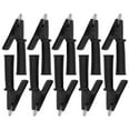 thumbnail image 1 of 10Pcs Test Lead Crocodiles Clip Brass PVC Insulated Safety Multimeter Clips for 4mm Banana PlugBlack, 1 of 5