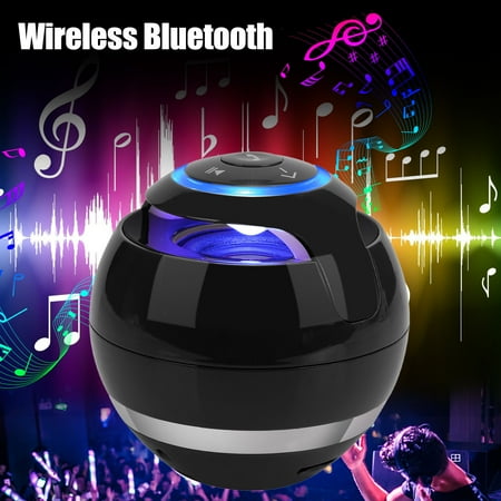 Bluetooth Speaker with LED Light, EEEKit Ball Bluetooth Speaker Music Player Portable Wireless Speaker Music MP3 Subwoofer for Home KTV Wedding Dance Show, Compatible with iPhone Samsung (Best Paid Music Player For Android)