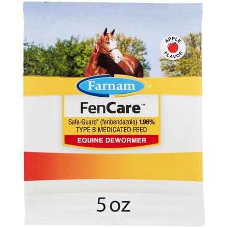 UPC: 0086621002722 | Farnam FenCare Safe-Guard (fenbendazole) 1.96% TYPE B Medicated Feed Equine Dewormer 5 ounces