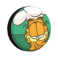 thumbnail image 1 of Cute Cartoon Garfield Spare Tire Cover Wheel Protectors For Trailer Rv Suv Truck Camper Travel Fits For Tire Diameter 14 Inch, 1 of 6