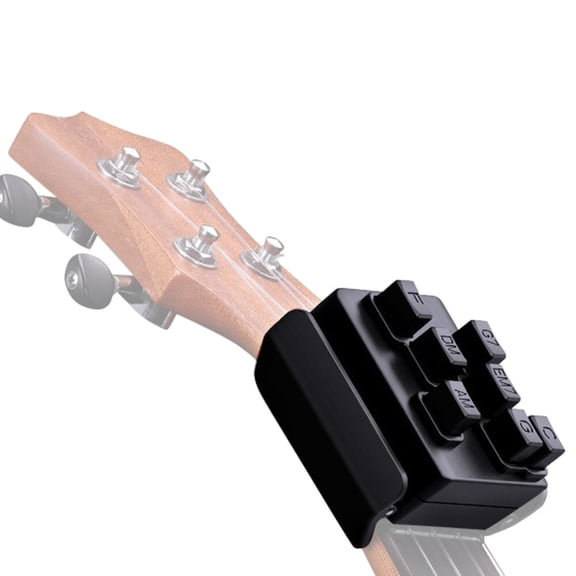 Universal 23-26 Inch Ukulele Chord Trainer Uke Chord Learning Assisted Tool Ukelele Chord Practice Tool 7 Chords for Ukulele Beginners