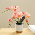 thumbnail image 4 of Artificial Flower Phalaenopsis Bonsai Decoration Artificial Orchid Flower, 4 of 8