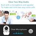 thumbnail image 5 of 2K HD Wifi Baby Monitor Camera with Night Vision,Two-Way Audio, AI Auto Tracking Smart Monitoring for Baby, Nanny,Pet,White, 5 of 10