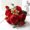 Red, variant on Peonies Artificial Flowers, Silk Fake Peonies Flowers, Fake Flowers Bouquet Faux Floral Arrangements for Dining Table Centerpieces Wedding Party Home Office Decor, 2 Bundles