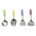 thumbnail image 3 of 4 Pcs 1/12 Dollhouse Kitchen Miniature Metal Color Spatula for Dollhouse Decor, 3 of 8