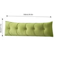 thumbnail image 3 of Bed Rest Reading Pillow with Lumbar Support - Large Rectangular Headboard Bolster for Sitting Up in Bed, Dorm Room Backrest Cushion for Twin Bed, Daybed, and Sofa Use, 3 of 7