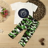 Yorks Street Newborn Infant Baby Boys Letters T shirt Camouflage Pants Tops + Bottoms Rock Boys Summer Outfits Clothes Set