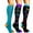 6# Orange, variant on Knee-High Athletic Compression Socks, Compression Socks for Women Arch Support Socks for 3 Pairs of Compression Socks for Men Support Socks for Sports Scrunch Hot Pink