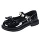 thumbnail image 1 of Zapatos de Cuero para Niñas Primavera y Otoño Zapatos Negros para Niñas Medianas y Grandes Zapatos de Bebé de Primavera con Suela Blanda para Niños, 1 of 6
