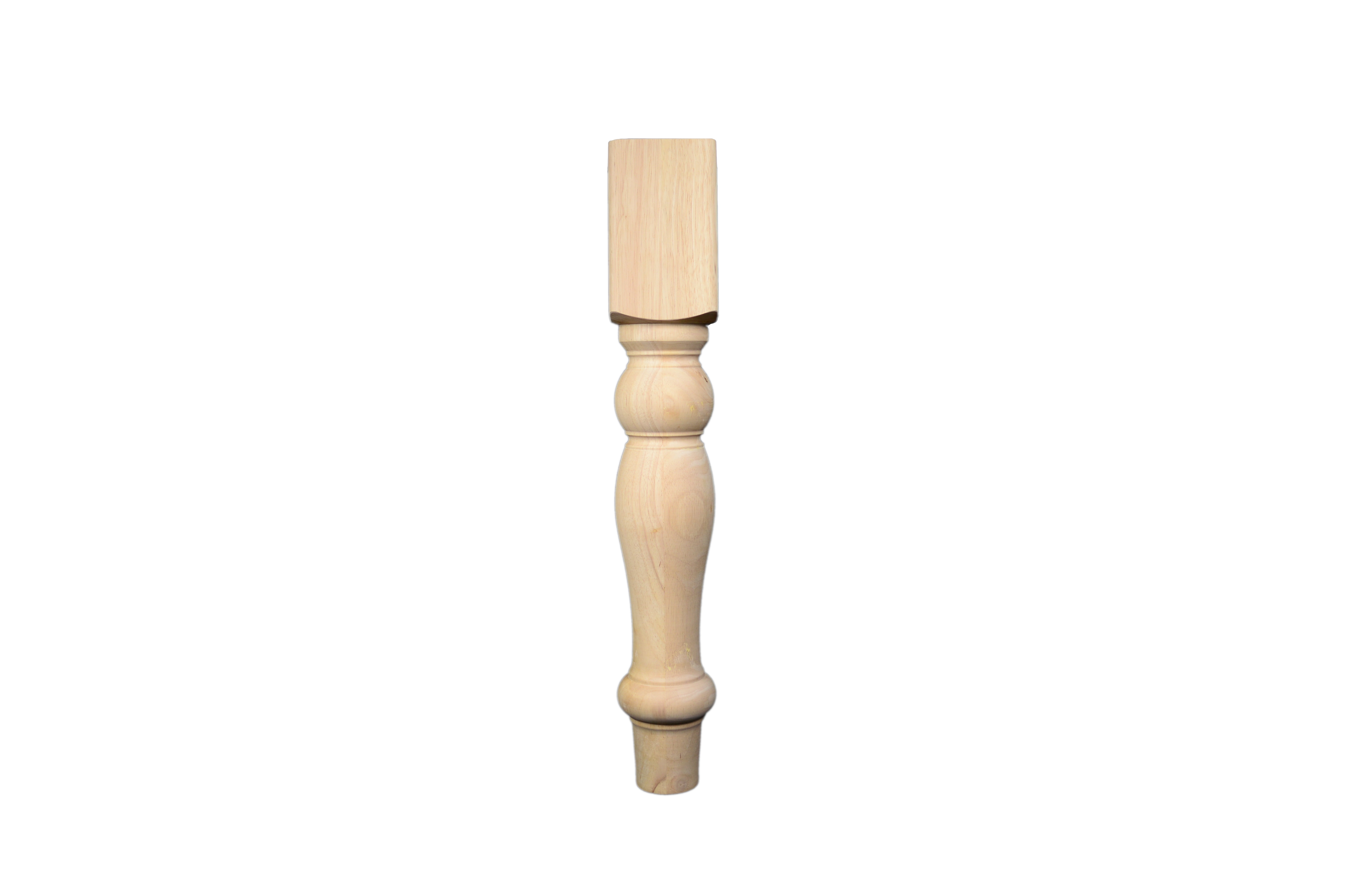 29" Unfinished Hardwood Farm Table Legs Set of 4