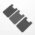 thumbnail image 2 of Silicone Phone Wallet Stick On Bag Holder For Travel Accessories 8.70X5.30X0.30Cm Anti-slip For Everyday Use 3Pcs, 2 of 3