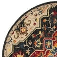 thumbnail image 4 of Safavieh Aspen 7' Round Hand Tufted Wool Rug in Charcoal and Cream, 4 of 7