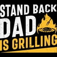 thumbnail image 3 of CafePress - Stand Back Dad Is Grilling Pajamas - Women's Short Sleeve Print T-Shirt and Pants Dark Cotton Pajama Set, 3 of 7