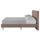 thumbnail image 5 of Cama Matrimonial Makora Nostra Rosa Tapizada en Tela Tipo Velvet (No Incluye Colchón), 5 of 8