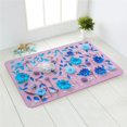 thumbnail image 3 of Flower Anti-Slip Doormat Kitchen Entrance Door Mat Flannel Carpet Doormat Colorful Indoor Floor Mats Rugs, 3 of 6