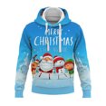 thumbnail image 1 of Innerwin Sweat à Capuche de Noël pour Hommes, Manches Longues, Coupe Régulière, Style Q TG, 1 of 2