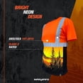 thumbnail image 3 of SafetyShirtz Men's SS360 Wildland Sasquatch - Class 2 - Type-R - UPF 40 - Reflective Safety Shirt, Orange - 4X-Large, 3 of 6