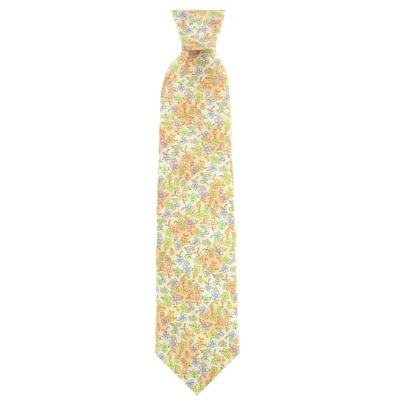 Michelsons Men's Orange Floral Tie